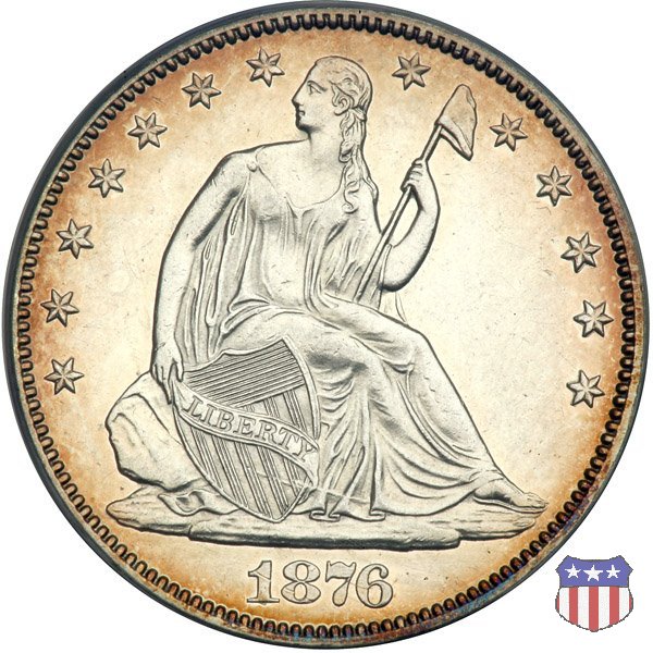 Liberty Seated - Variety 4 (1866-1891) 1876 (Philadelphia)