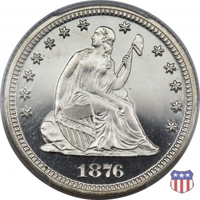 Liberty Seated - Variety 4 (1866-1891) 1876 (Philadelphia)