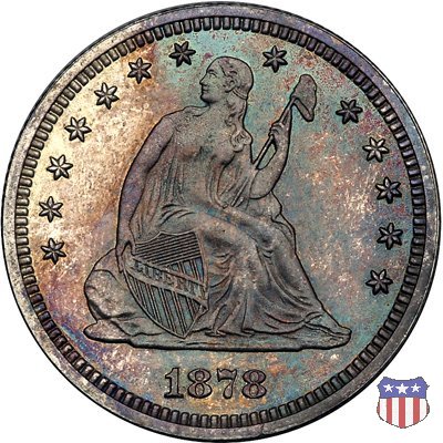 Liberty Seated - Variety 4 (1866-1891) 1878 (Philadelphia)