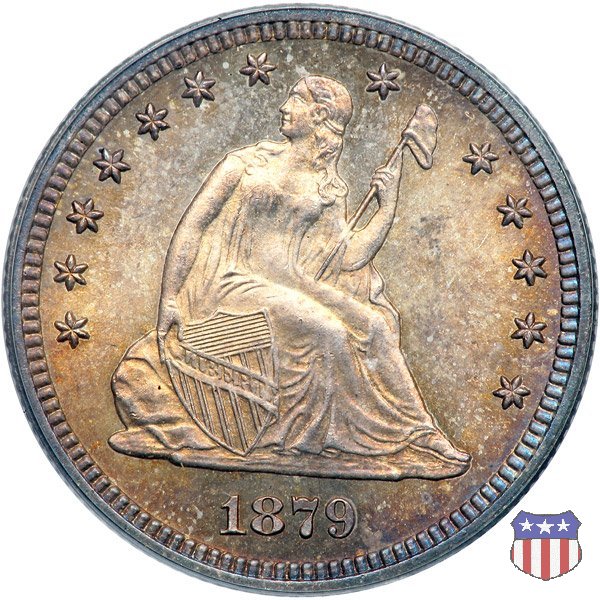 Liberty Seated - Variety 4 (1866-1891) 1879 (Philadelphia)