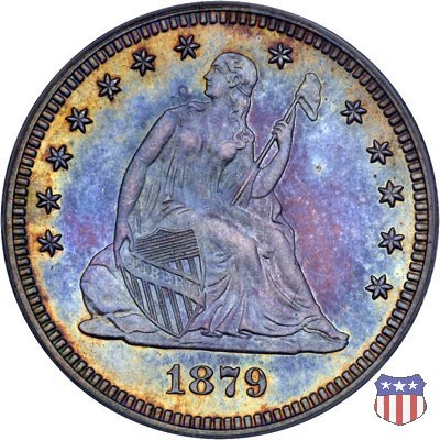 Liberty Seated - Variety 4 (1866-1891) 1879 (Philadelphia)