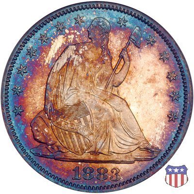 Liberty Seated - Variety 4 (1866-1891) 1883 (Philadelphia)