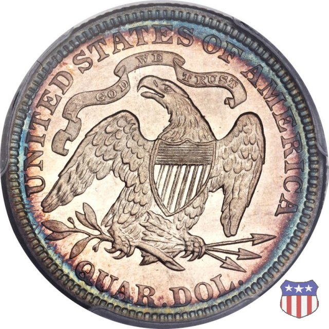 Liberty Seated - Variety 4 (1866-1891) 1888 (Philadelphia)