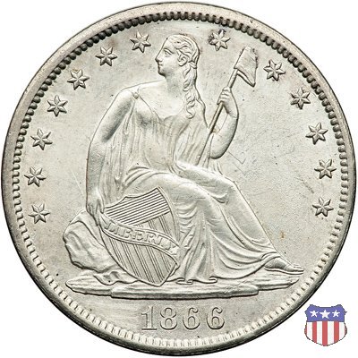 Liberty Seated - Variety 4 (1866-1891) 1866 (San Francisco)