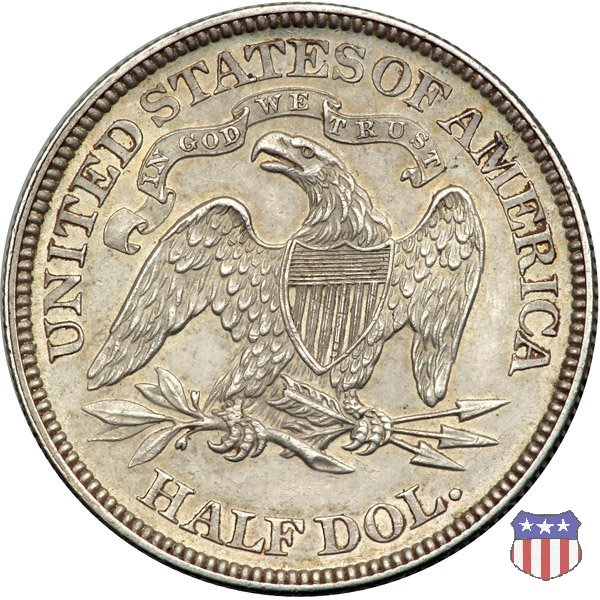 Liberty Seated - Variety 4 (1866-1891) 1868 (Philadelphia)