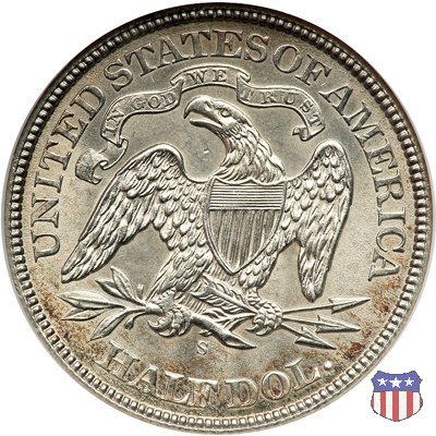 Liberty Seated - Variety 4 (1866-1891) 1869 (San Francisco)