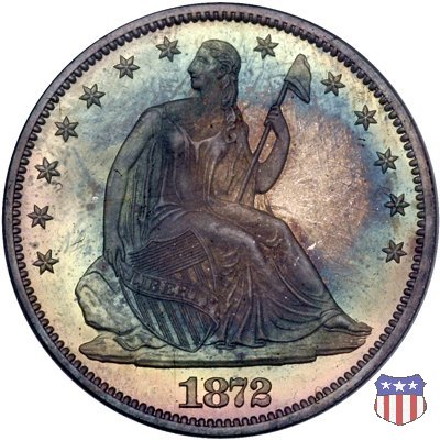 Liberty Seated - Variety 4 (1866-1891) 1872 (Philadelphia)