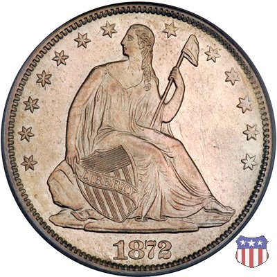 Liberty Seated - Variety 4 (1866-1891) 1872 (San Francisco)