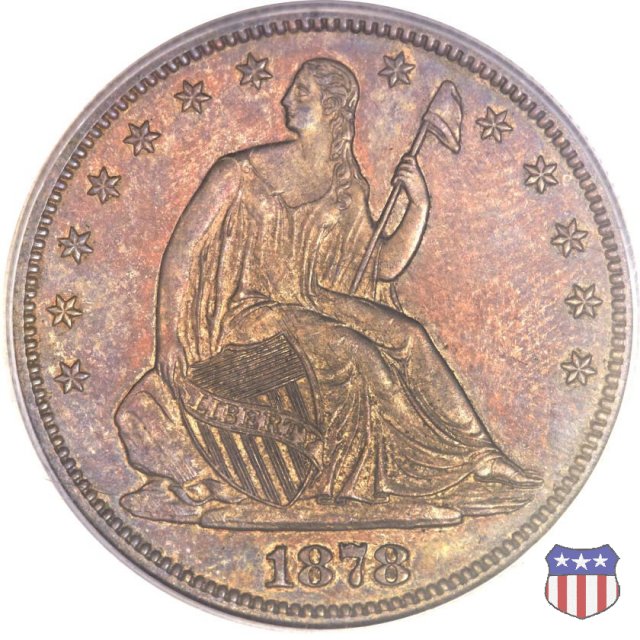 Liberty Seated - Variety 4 (1866-1891) 1878 (San Francisco)