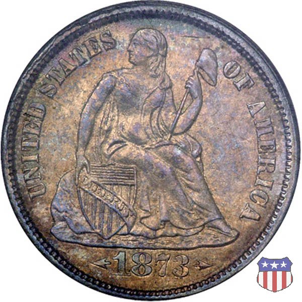 Liberty Seated - Variety 5 (1873-1874) 1873 (Carson City)