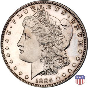 Morgan - Proof (1878-1904) 1884 (Philadelphia)