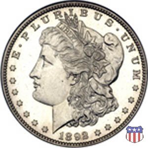 Morgan - Proof (1878-1904) 1892 (Philadelphia)