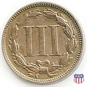 Nickel Three Cent (1865-1889) 1865 (Philadelphia)