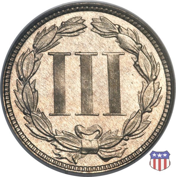 Nickel Three Cent (1865-1889) 1873 (Philadelphia)