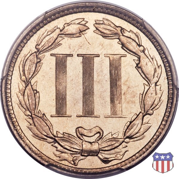 Nickel Three Cent (1865-1889) 1873 (Philadelphia)