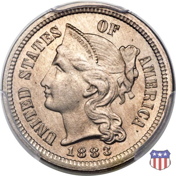 Nickel Three Cent (1865-1889) 1883 (Philadelphia)