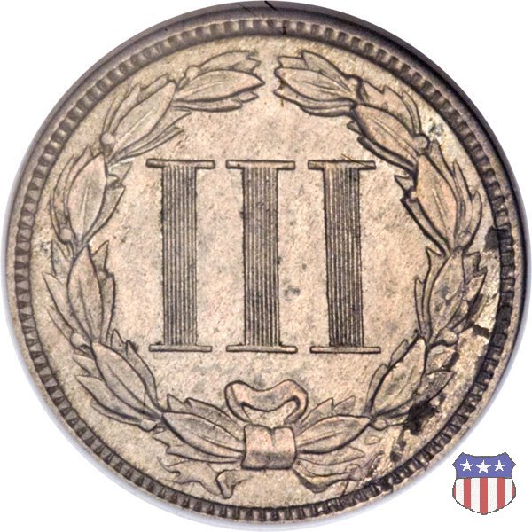 Nickel Three Cent (1865-1889) 1884 (Philadelphia)