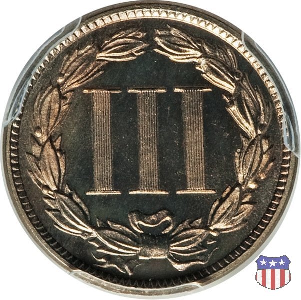 Nickel Three Cent (1865-1889) 1884 (Philadelphia)