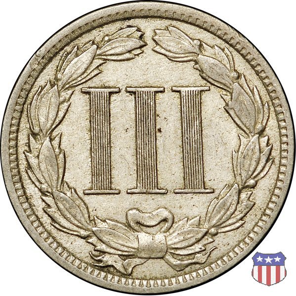 Nickel Three Cent (1865-1889) 1888 (Philadelphia)