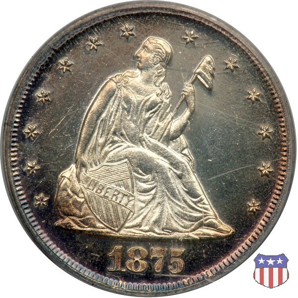 Seated Liberty Twenty-cent pieces (1875-1878) 1875 (Philadelphia)