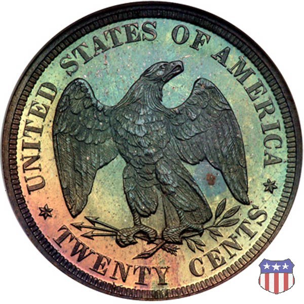 Seated Liberty Twenty-cent pieces (1875-1878) 1876 (Philadelphia)