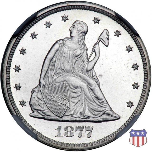 Seated Liberty Twenty-cent pieces (1875-1878) 1877 (Philadelphia)