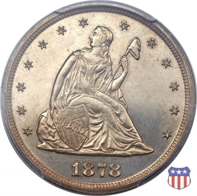 Seated Liberty Twenty-cent pieces (1875-1878) 1878 (Philadelphia)