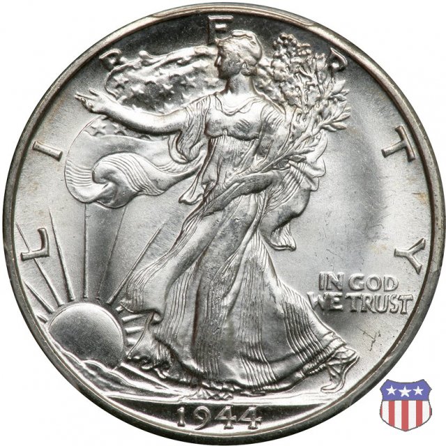 Walking Liberty (1916-1947) 1944 (Denver)