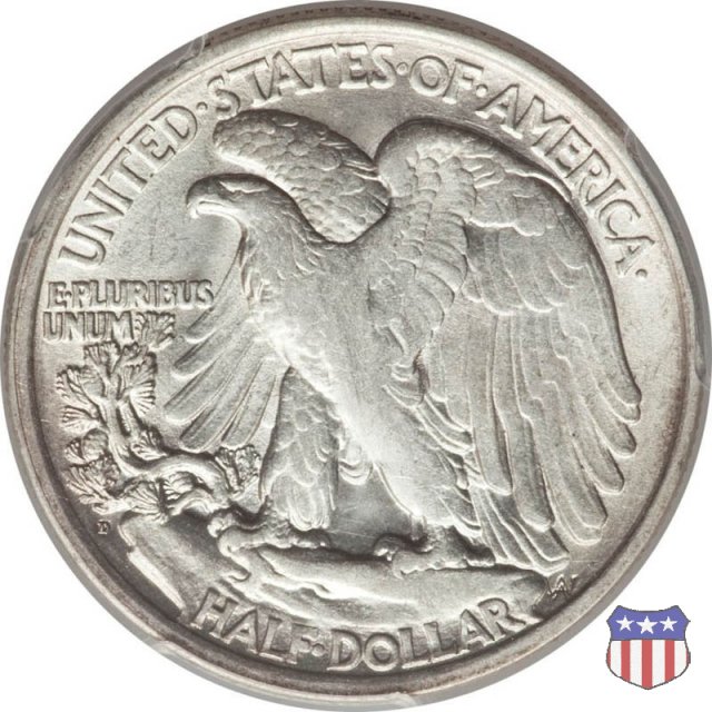 Walking Liberty (1916-1947) 1919 (Denver)