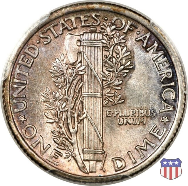Winged Liberty Head or Mercury (1916-1945) 1924 (Philadelphia)