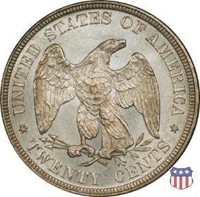 Seated Liberty Twenty-cent pieces (1875-1878) 1876 (Philadelphia)