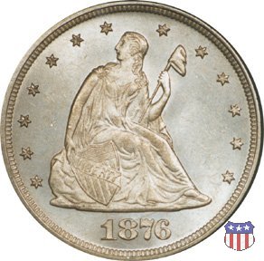 Seated Liberty Twenty-cent pieces (1875-1878) 1876 (Philadelphia)