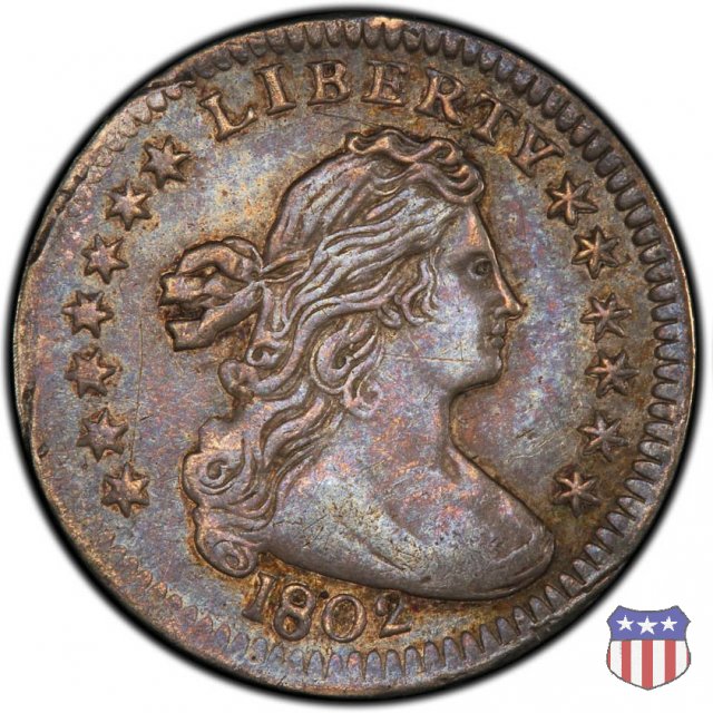 Draped Bust Heraldic Eagle Reverse (1800-1805) 1802 (Philadelphia) Draped Bust Heraldic Eagle Reverse (1800-1805) 1802 (Philadelphia)