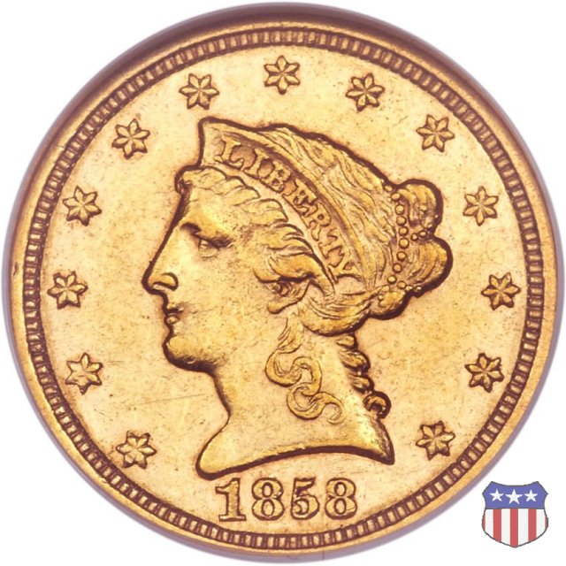Liberty Head (1840-1907) 1858 (Charlotte) Liberty Head (1840-1907) 1858 (Charlotte)