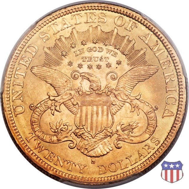 Liberty Head - Motto, TWENTY DOLLARS (1877-1907) 1878 (San Francisco) Liberty Head - Motto, TWENTY DOLLARS (1877-1907) 1878 (San Francisco)