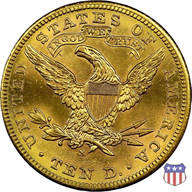 Liberty Head, Motto above Eagle (1866-1907) 1906 (San Francisco)