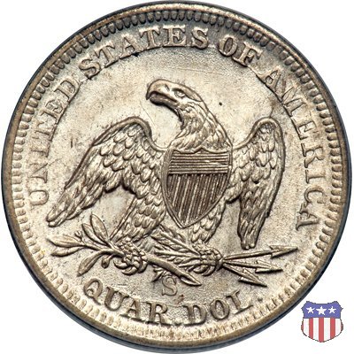 Liberty Seated - Variety 3 (1854-1855) 1855 (San Francisco) Liberty Seated - Variety 3 (1854-1855) 1855 (San Francisco)