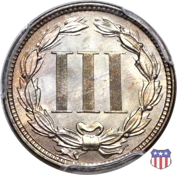 Nickel Three Cent (1865-1889) 1874 (Philadelphia)
