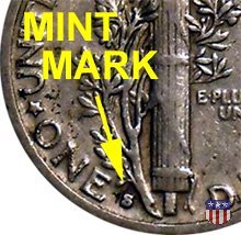 Winged Liberty Head or Mercury (1916-1945) 1916 (San Francisco) Winged Liberty Head or Mercury (1916-1945) 1916 (San Francisco)